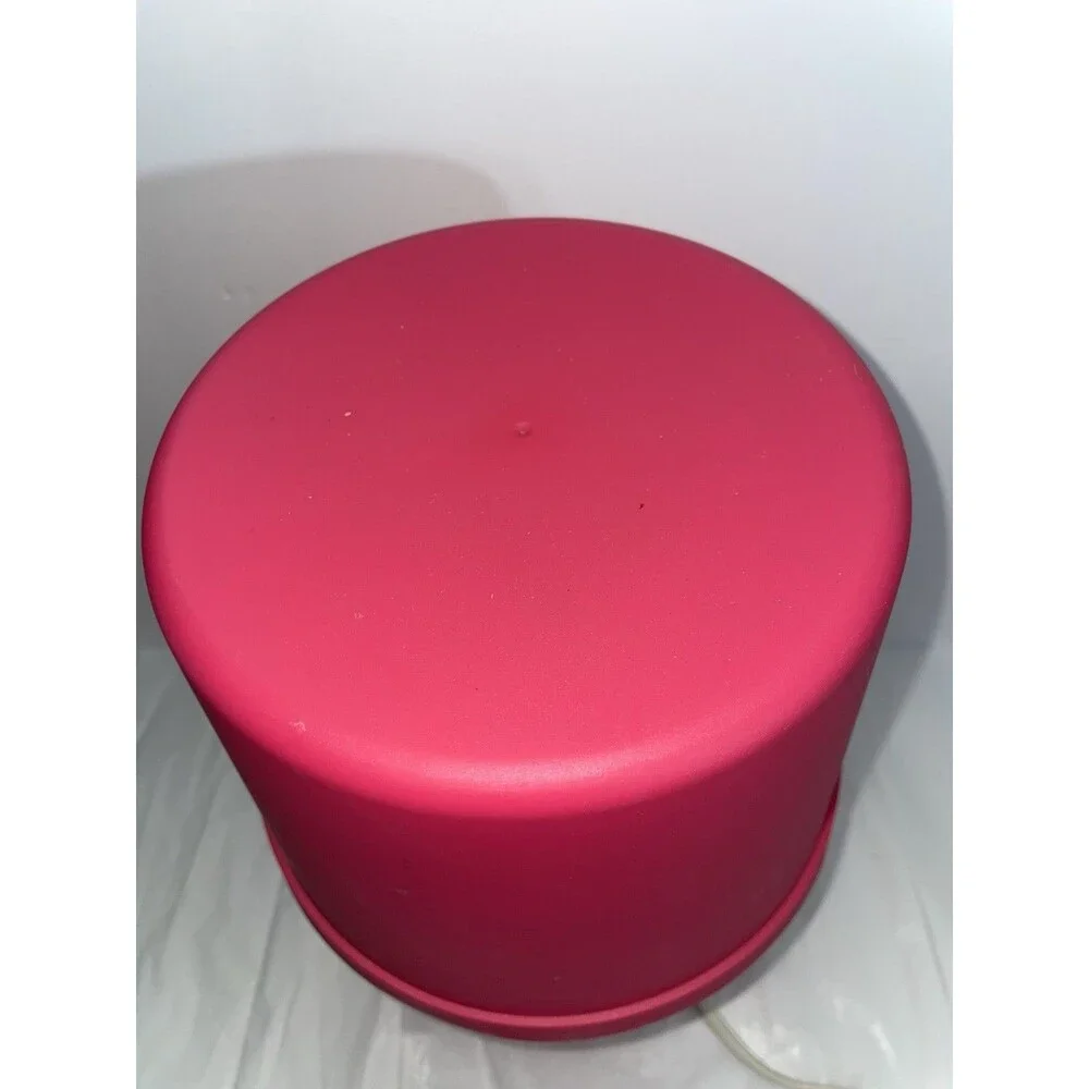 IKEA Pink/Fushia Mushroom Desk Lamp Retro Plastic Working Tested